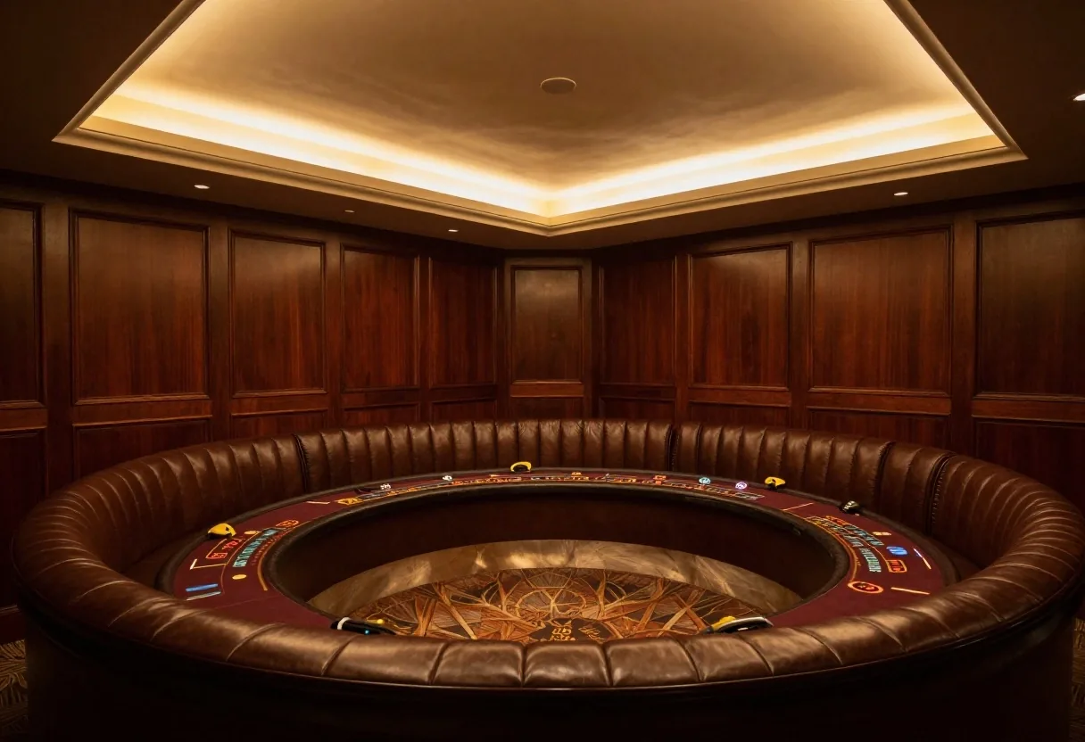 Baccarat ja salonkipokeri ylellisessä pelihuoneessa